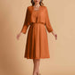 Elegant A-line Chiffon Jewel Short Mother of the Brides Dresses Online