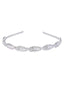 Flower Design Rhinestone Crystal Wedding Headband Bridal Headpieces Simple Design Bridal Headband