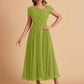 Elegant A-line Chiffon Short Sleeves Mother of the Brides Dresses Online