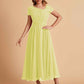 Elegant A-line Chiffon Short Sleeves Mother of the Brides Dresses Online