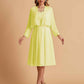 Elegant A-line Chiffon Jewel Short Mother of the Brides Dresses Online