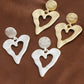 Earrings Cross-border Silver Or Gold Fashion Heart All-match High-end Women's Earrings