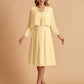 Elegant A-line Chiffon Jewel Short Mother of the Brides Dresses Online