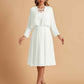 Elegant A-line Chiffon Jewel Short Mother of the Brides Dresses Online