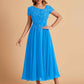 Elegant A-line Chiffon Short Sleeves Mother of the Brides Dresses Online