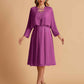 Elegant A-line Chiffon Jewel Short Mother of the Brides Dresses Online