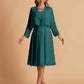 Elegant A-line Chiffon Jewel Short Mother of the Brides Dresses Online