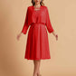 Elegant A-line Chiffon Jewel Short Mother of the Brides Dresses Online