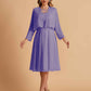 Elegant A-line Chiffon Jewel Short Mother of the Brides Dresses Online