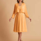Elegant A-line Chiffon Jewel Short Mother of the Brides Dresses Online