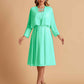 Elegant A-line Chiffon Jewel Short Mother of the Brides Dresses Online