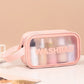 Transparent Cosmetic Bag Translucent PVC Wash Bag Matte Storage Bag