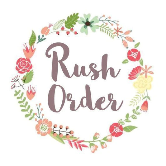 Rush order fee