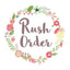 Rush order fee