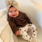 Autumn & Winter Warm Baby Head-wear Children's Lamb Wool Big Bow Pullover Hat
